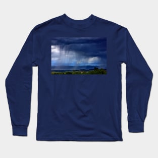 Summer storm over Volvi lake - Thessaloniki Long Sleeve T-Shirt